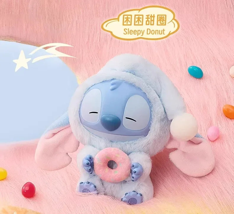 Neue Stitch Iss Etwas vor dem Schlafengehen Serie Vinyl Blind Box Tasche Plüsch Anhänger Niedliche Puppe Mystery Box Spielzeug Erwachsenengeschenk
