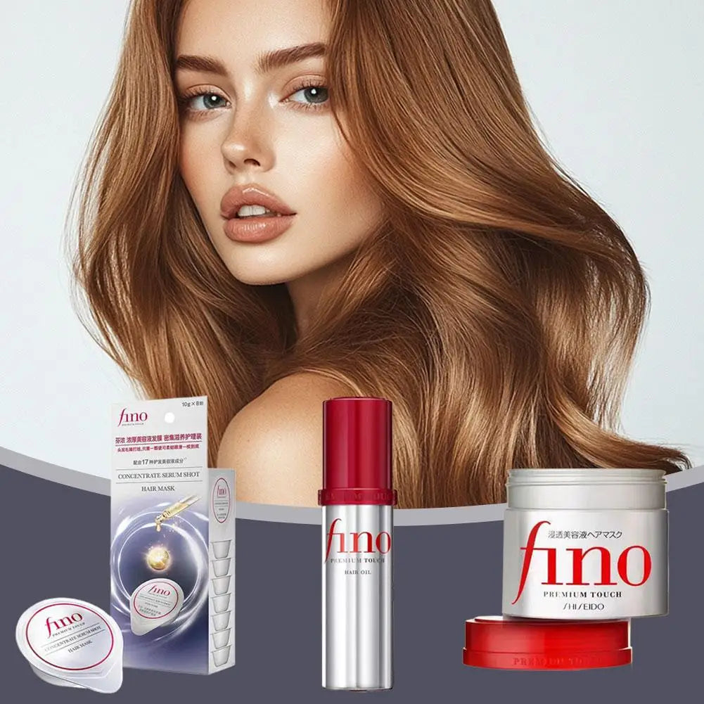 Japanische Fino Shampoo Spülung Haarkollagen Keratin Haarspülung Nährende Trockene Strapazierte Haarpflege Haarreparaturmaske