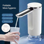 Electric Water Dispenser Foldable Automatic Water Pump Bottle With LED Display USB Charging Household Barreled Water Dispenser