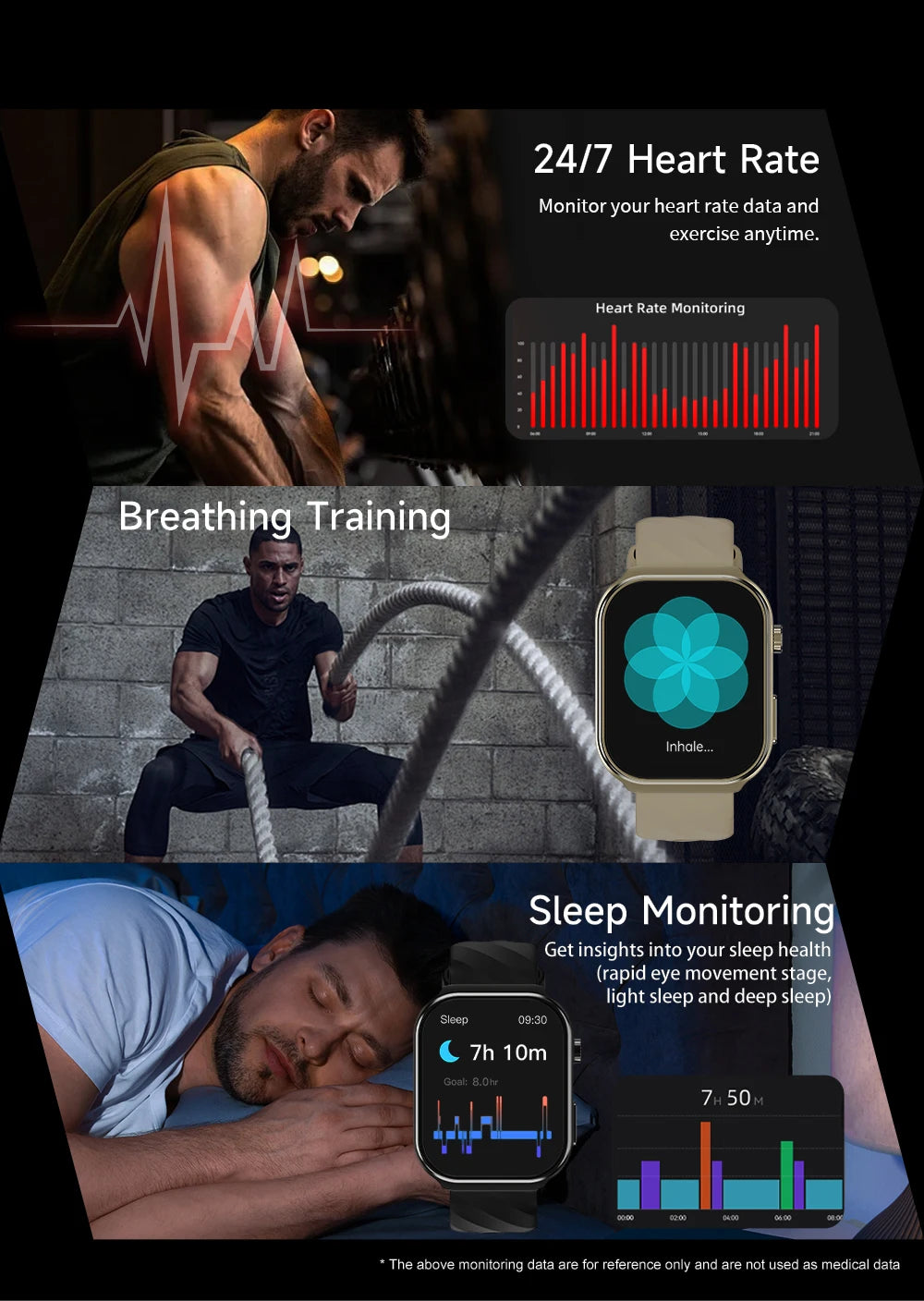 LIGE 2026 Neue KI-Gesundheitsdiagnose Smartwatch Blutfett Harnsäure Bluetooth-Anruf Blutdruck Gesundheits-Smartwatch Herren Damen