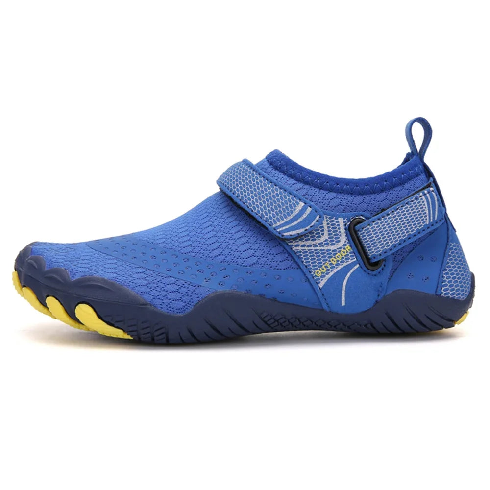 Herren Damen Wasserschuhe Schnell Trocknend Rutschfest Fünf-Finger-Schuhe Outdoor-Watschuhe Schwimmschuhe Barfuß Aquaschuhe Leichte Sneakers