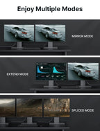 8K HDMI-Flachkabel 48 Gbit/s High Speed 8K60 4K120 144Hz Geflochtenes HDMI 2.1 Kabel 3D eARC HDCP 2.2&2.3 Kompatibel mit Roku TV/PS5