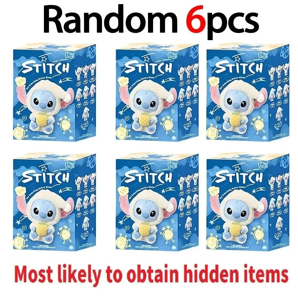 2025 Sales Stitch Blind Box Tasche Iss etwas vor dem Schlafengehen Serie Vinyl Anhänger Niedliche Puppe MysteryBox Flauschige Puppe Überraschungsgeschenk
