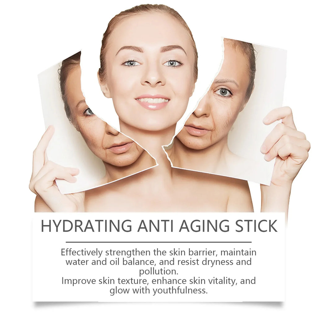 Kollagen Anti-Falten Multi Bounce Balsam Stift Sofortige Anti-Aging Straffung Anhebung Aufhellung Mattierende Gesichtshaut Feuchtigkeitspflege Kosmetik