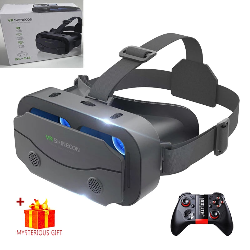 VR Brille 3D Virtual Reality Headset Geräte Helm Linsen Goggles Smart Für Smartphones Handy Mobil Spiel Viar Viewer Set