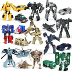 Kinder Spielzeug Mini Verwandlungs-Roboter-Kit Spielzeugmodelle 2-in-1 verformtes Auto Spielzeug Roboter Spielzeug für Kinder Geschenk Actionfigur