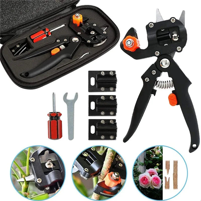 Multifunktionaler Gartentrimmer, Veredelungsschere für Setzlinge, Baumschere, tragbare Gartenwerkzeuge