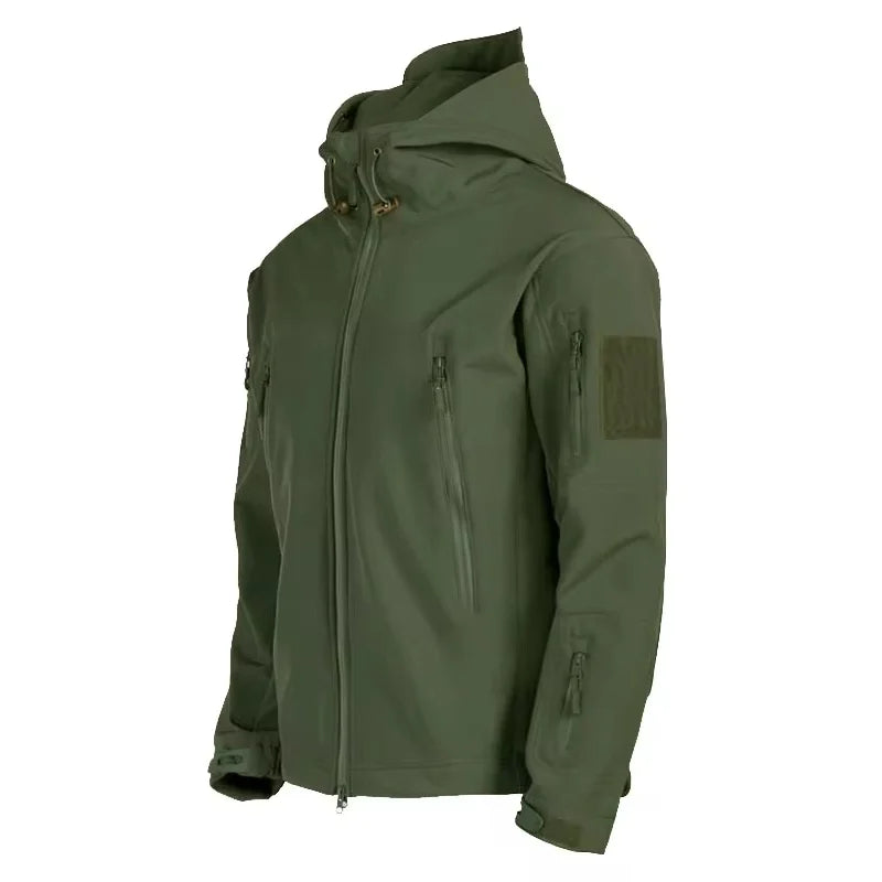 Militär Softshell-Jacken Herren Taktische Winddichte Wasserdichte Jacken Herren Armee Kampfjacken Herren Kapuzen Bomberjacken
