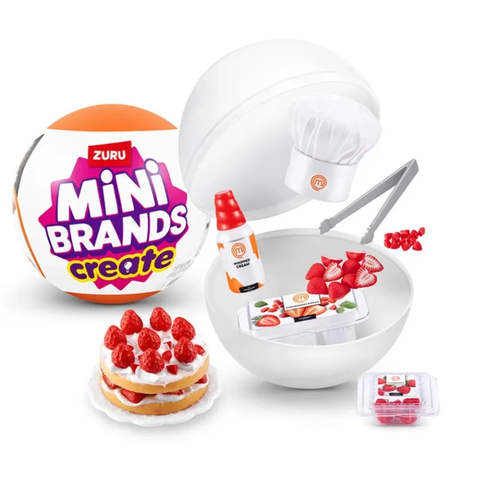 Zuru Surprises Mystery Mini Brands Blind Box Foodie Creat MasterChef Ball Überraschung Sammlerstücke Miniatur Miniaturen Lebensmittel Spielzeug