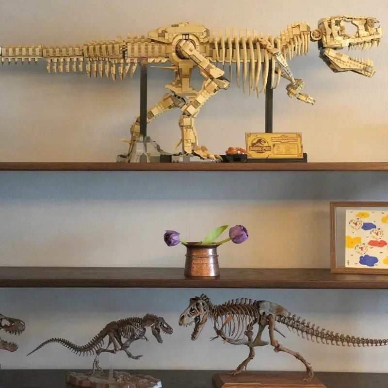 3145 Teile 76968 Dinosaurier-Park Fossilien Bausteine Set Erwachsene Zusammengebauter Steine Modell Spielzeug Geburtstagsgeschenke Kompatibel mit Set