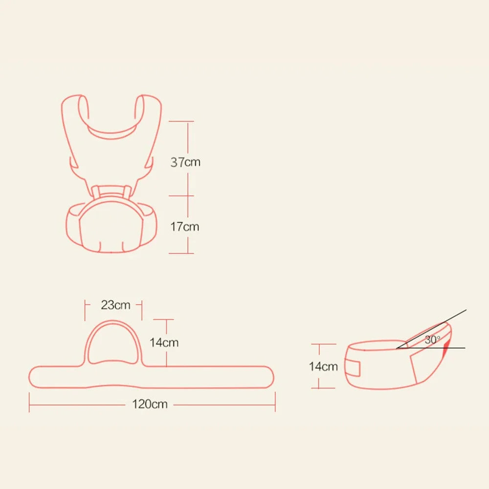 New Waist Belt Baby Carrier Waist Stool Walkers Baby Sling Hold Waist Belt Backpack Hipseat Belt Kids Infant Hip Seat