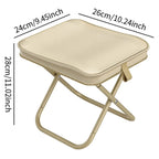 Tragbare Klapp-Angelausrüstung Leichtes Gestell aus Eisenlegierung Klappbare Outdoor Camping Picknickbank Handtasche Kompakter Robuster Hocker