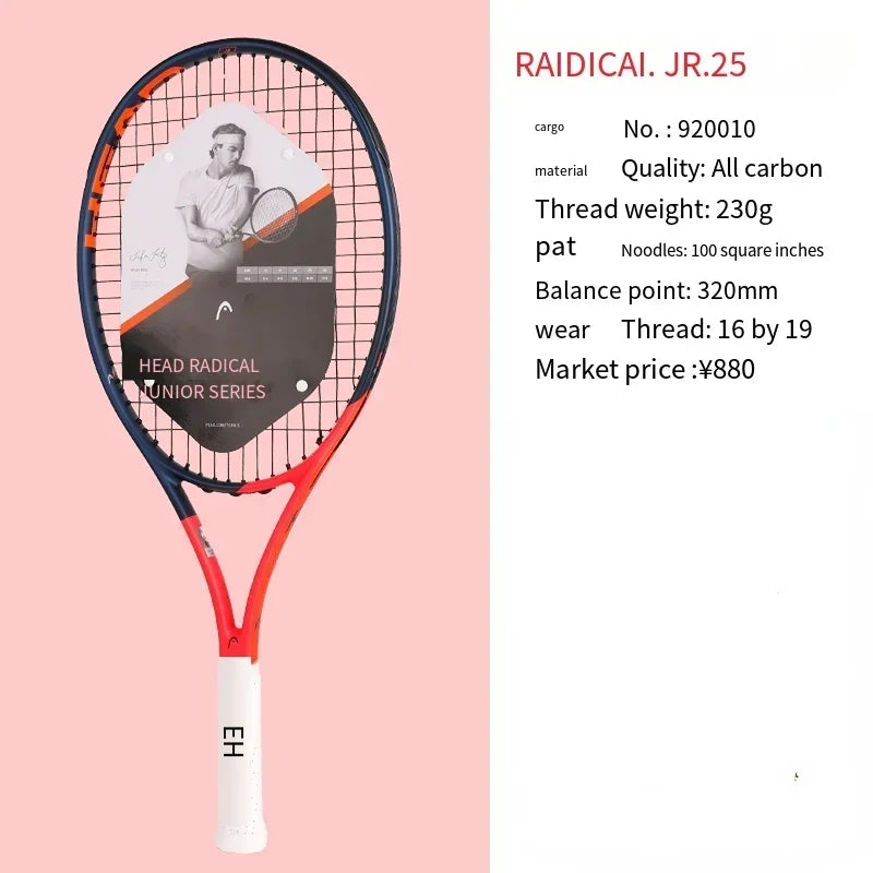 HEAD 2026 Neuer Carbon Tennisschläger für Herren Damen Tenis Raquete Blau