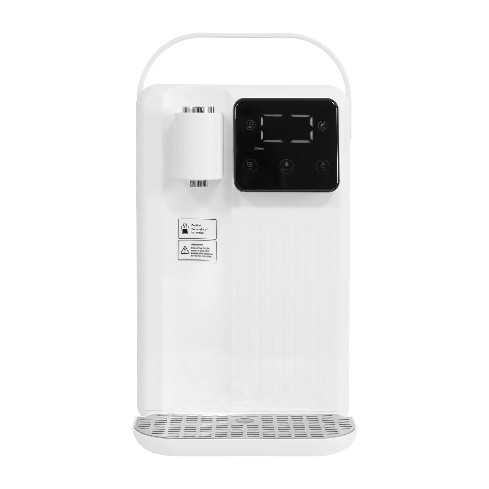 3L Weißer Instant-Heißwasserspender mit LED-Anzeige 19*24*29,5cm Schnelle Heizung Wasserspender Büro Desktop Wasserspender Zweitbild