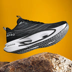 Herren-Freizeitschuh, bequem und modisch, für das Straßenlaufen, stabile Inversion, Sport und Outdoor, Schnürverschluss, Low-Top-Stil, Obermaterial aus Stoff und bequeme Einlegesohlen, rutschfeste, verschleißfeste Sohlen, geometrische Muster, passend