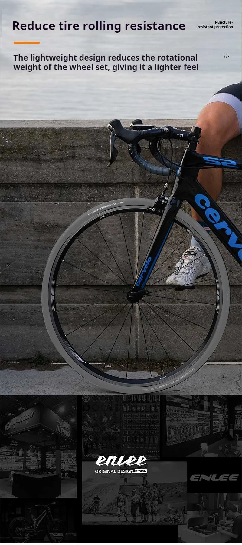 ENLEE Fahrradschlauch TPU Sclaverandventil Rennrad Mountainbike TPU Schlauch Presta Ventil 45mm 65mm 85mm Fahrradschlauch Fahrradteile