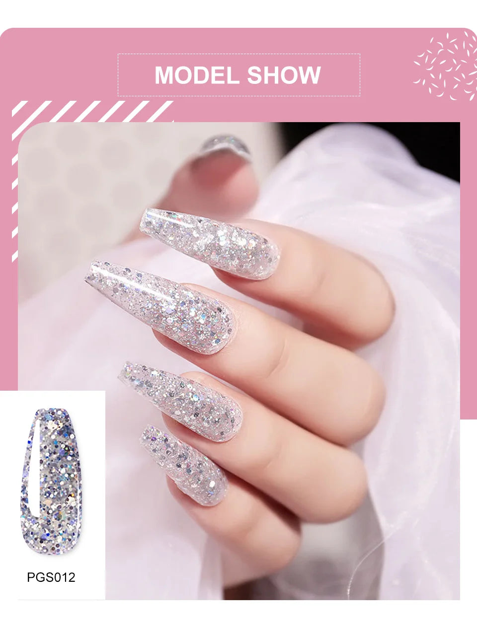 Poly Nail Gel Komplettset mit 6W LED-Lampe Nagelset für Anfänger Nagelspitzen Kunst 3D-Design Dekoration Verlängerung Maniküre Werkzeugset