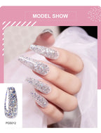 Poly Nail Gel Komplettset mit 6W LED-Lampe Nagelset für Anfänger Nagelspitzen Kunst 3D-Design Dekoration Verlängerung Maniküre Werkzeugset
