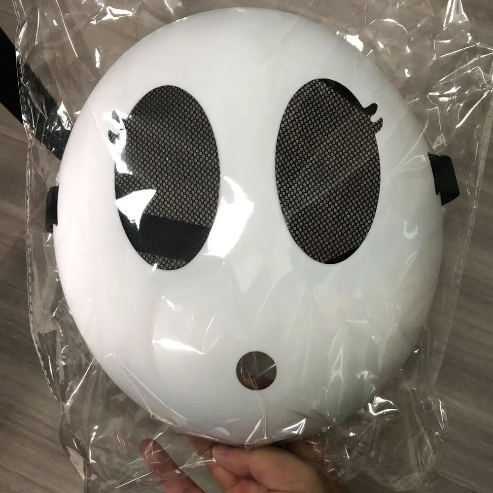 Game Bros Shy Guy Maske Cosplay Lustige Unisex Kinder Jungen Mädchen Erwachsene Dicke Plastikmasken Halloween Karneval Party Kostüm Requisiten