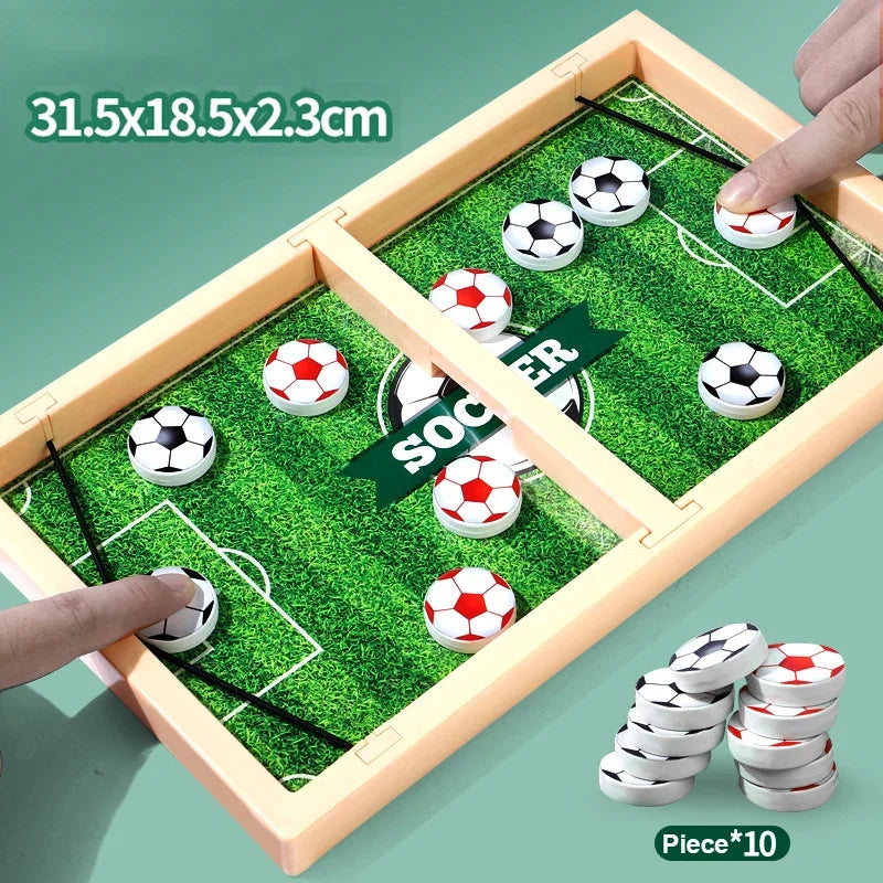 Fast Sling Puck Spiel Schleuder-Schach Tischschach Puzzle Partyspiel Erwachsener Kind Familienspiel Desktop-Battle-Brettspiele