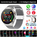 2025 Neue Smartwatch für die Krankenpflege: Blutsauerstoff, Blutfett, Harnsäure, EKG+PPG, Körpertemperatur, Bluetooth-Anruf, Gesundheits-Smartwatch