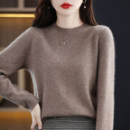 Neuer Damenpullover O-Ausschnitt Herbst Winter Basic Pullover Warm Lässig Pulls Jumper Koreanische Mode Frühling Strickwaren Bottoming Shirt