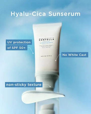 Koreanische Hautpflege Sonnencreme Serie, Centella Sonnen Serum Sonnencreme, Hyalu Cica Water Fit Air Sonnencreme ToneUp aufhellender Sonnenblock 50ml