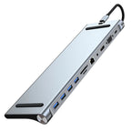 11-in-1 USB C Dockingstation mit 4K HDMI-kompatibel VGA Ethernet USB C Dock 100W PD SD/TF Audio Typ C Hub 1* USB 3.0 3*USB2.0