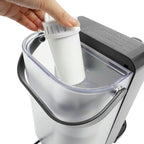 1700W 3L Sofort-Heißwasserspender 3s Heizung LED Touchscreen Wasserkocher 25-99°C Temperaturregelung EU Stecker für Zuhause Büro Schwarz