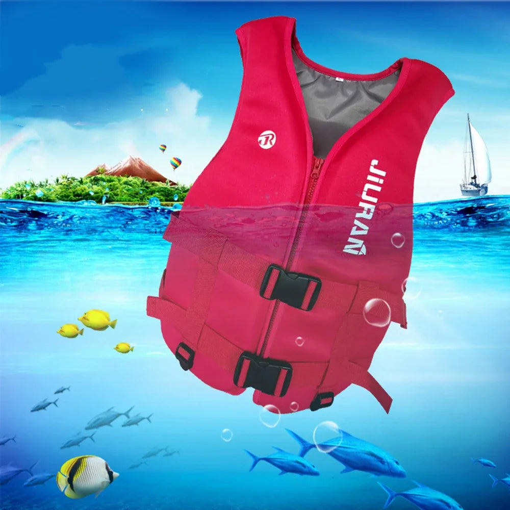 Neopren-Schwimmweste für Erwachsene und Kinder, neue Wassersport-Auftriebsweste, Schwimmweste zum Schwimmen, Bootfahren, Skifahren, Fahren und Treiben