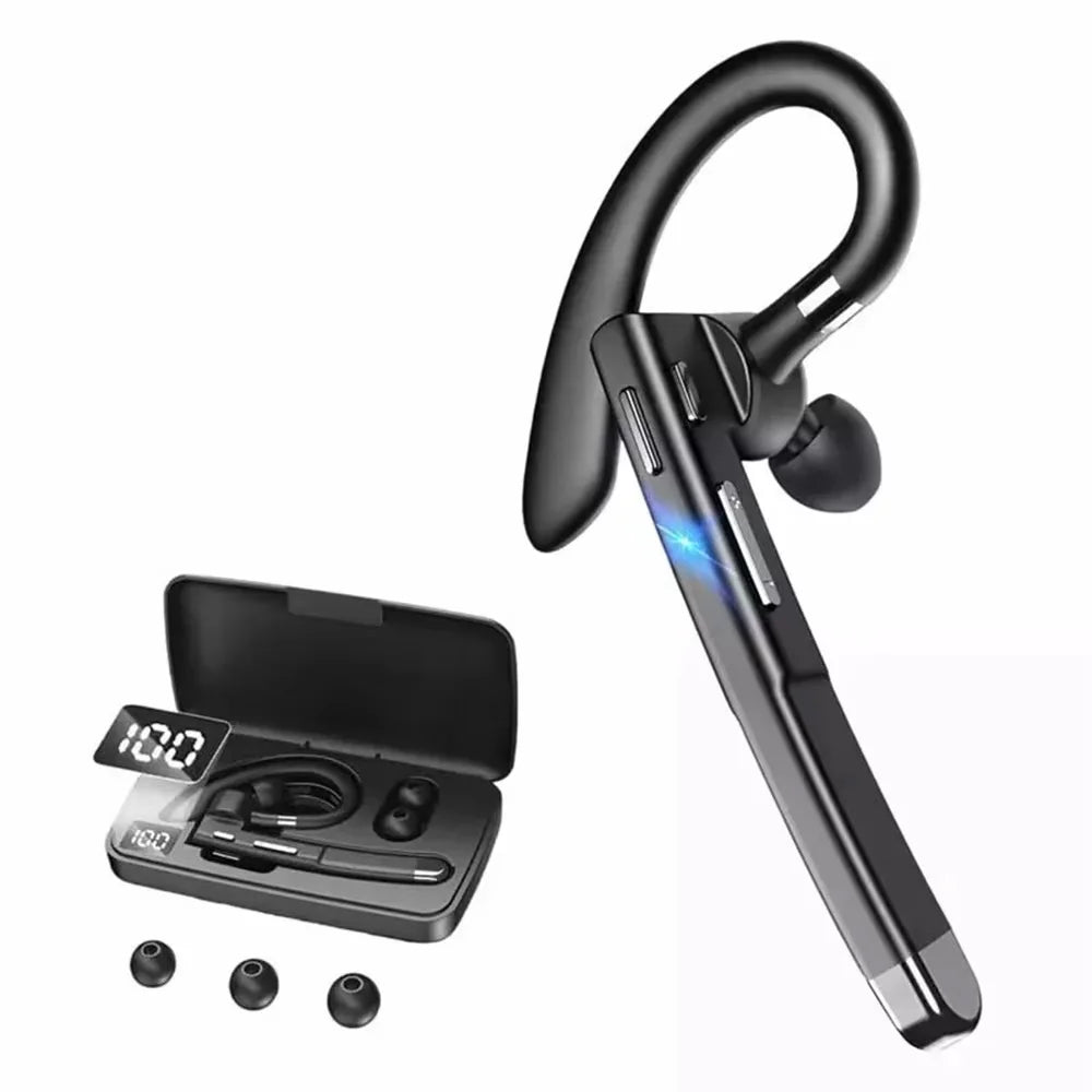 YYK-520 Kabellose Kopfhörer Business Bluetooth 5.3 Ohrhörer Freisprechanruf Mikrofon Geräuschunterdrückung Headset In-Ear-Kopfhörer zum Autofahren
