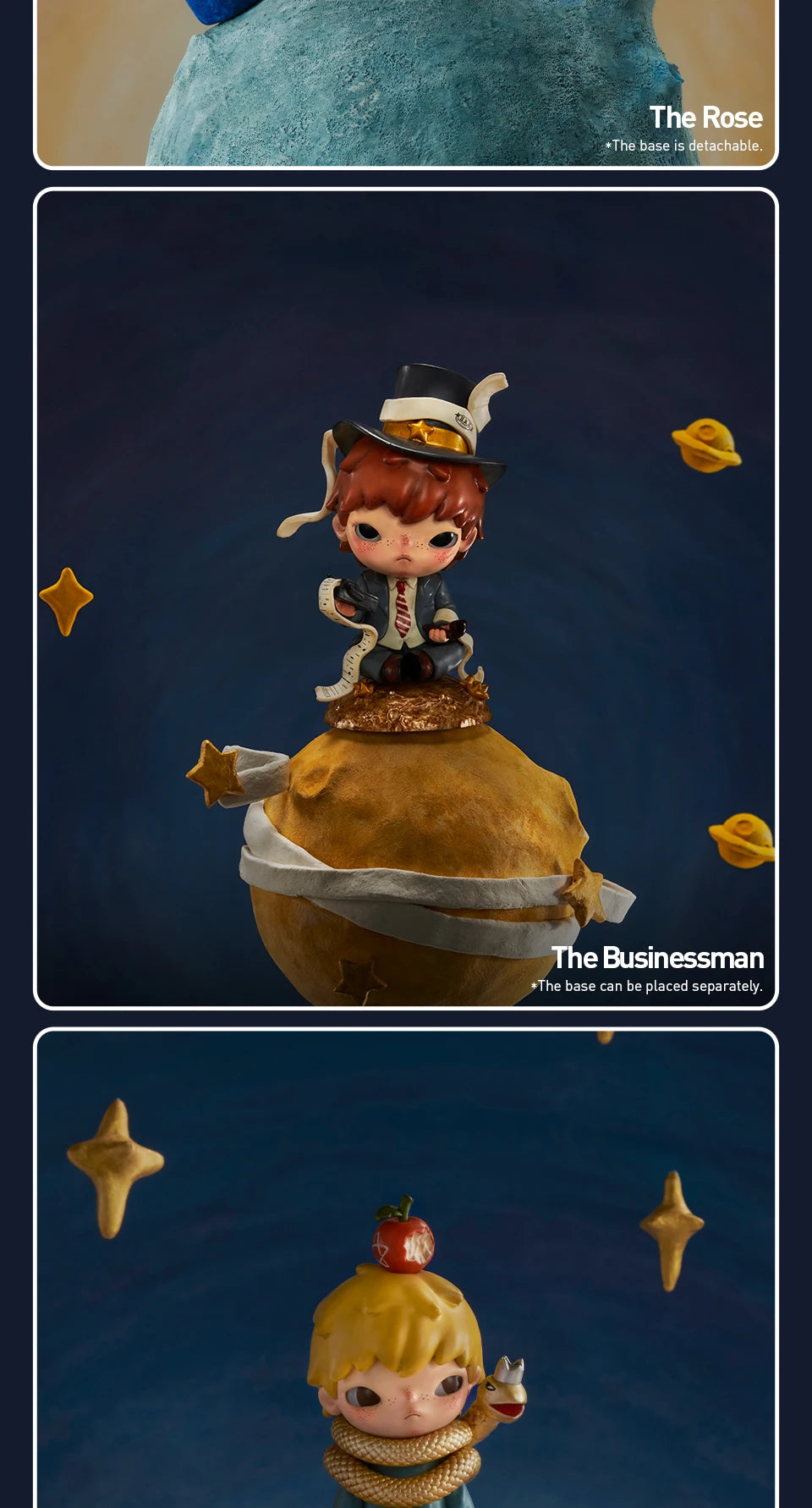 POP MART Hirono x Le Petit Prince Serie Blind Box Spielzeug Mystery Box Mistery Caixa Actionfigur Überraschung Süßes Modell Geburtstagsgeschenk