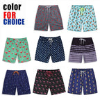 DATIFER Sommer Neue Mode Polyester Herren Shorts Strand Schnell Trocknend Bedruckte Badeshorts Übergröße Mesh-Futter Surf-Fitnessshorts Herren