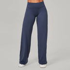 Damen gerade Yoga-Leggings weicher, dehnbarer Stoff Damen-Yogahosen GYM Schweißableitende Eigenschaften Lauf-Sport-Hosen