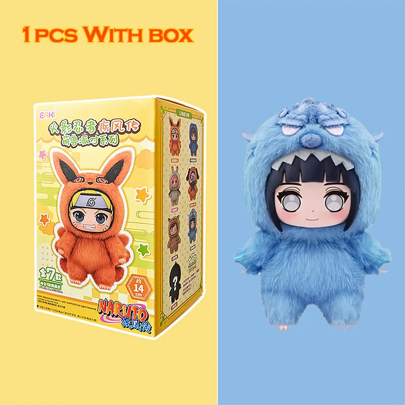 EAKI Naruto Blind Box Shippuden Naruto Uzumaki Sasuke Kakashi Party Serie Plüschpuppe Handgemachtes Ornament Spielzeugsammlung Geschenk