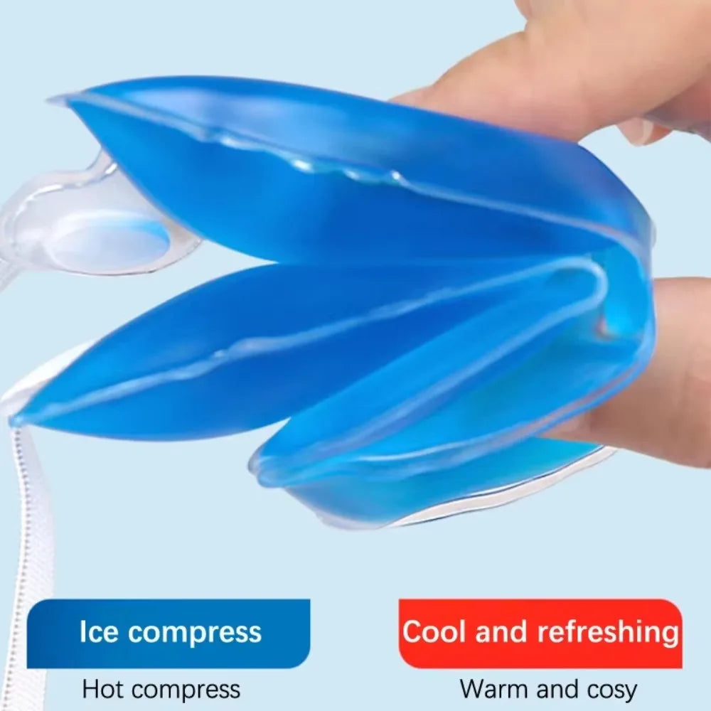 1-10 Stücke Kühlende Eis-Augenmaske Gegen Müdigkeit Entfernt dunkle Ringe Kalte Augenmaske Schlafmaske Kühlende Augenpflege Entspannendes Gel-Augenpad