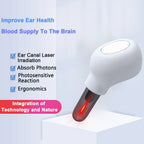 1 Stück schmerzfreies 650nm Rotlicht-Otologie-Lasertherapiegerät – Ohrenpflegeinstrument bei Tinnitus, Mittelohrentzündung & Taubheit