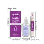 1/2er-Set Nagelhäutchenpflege-Kit, Nagelhaut-Erweichungsöl, Nagelhautentferner für Gel, überwachsene Nagelhaut erweichen, Peeling für Nägel