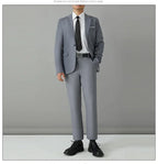 S-8XL Anzug Herrenmode Casual Outdoor (Blazer + Hose) Gentleman Business Hochzeit Slim-fit Formeller Britischer Stil Hochzeitsanzug