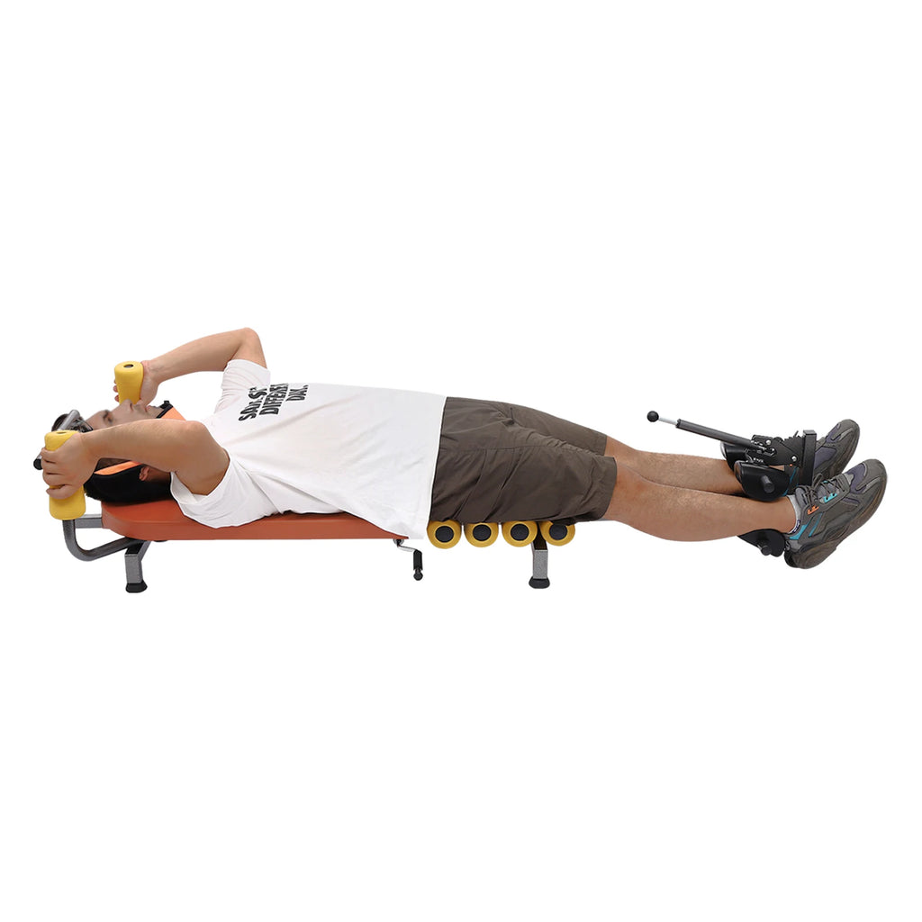 Training Bench Back Adjustable Stretch Bench Neck Stretcher for Tension Relief Portable Spine Stretching Device
