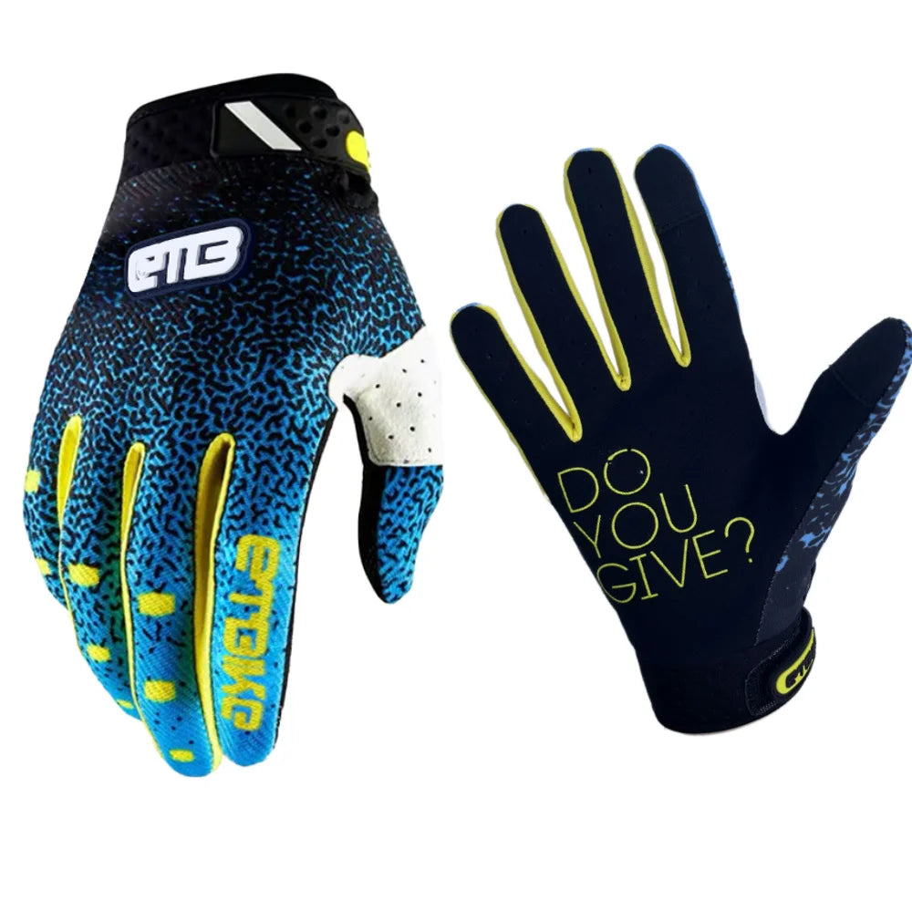 ETBIKE Reithandschuhe, Motorrad Outdoor Sport Offroad, MX Handschuhe MTB DH, Touchscreen-Unterstützung