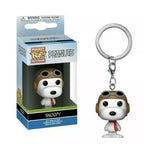 Neu eingetroffen FUNKO POP Pocket Schlüsselanhänger Peanuts Snoopy mit Hut neuer Snoopy Schlüsselanhänger mit Box Actionfigur Spielzeug für Ornamente