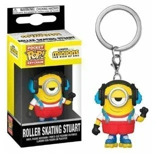 Funko Pop Neu Ich Einfach Unverbesserlich Minions OTTO STUART KEVIN CARL Pyjama Bob Agnes Taschenschlüsselanhänger Kinderspielzeug