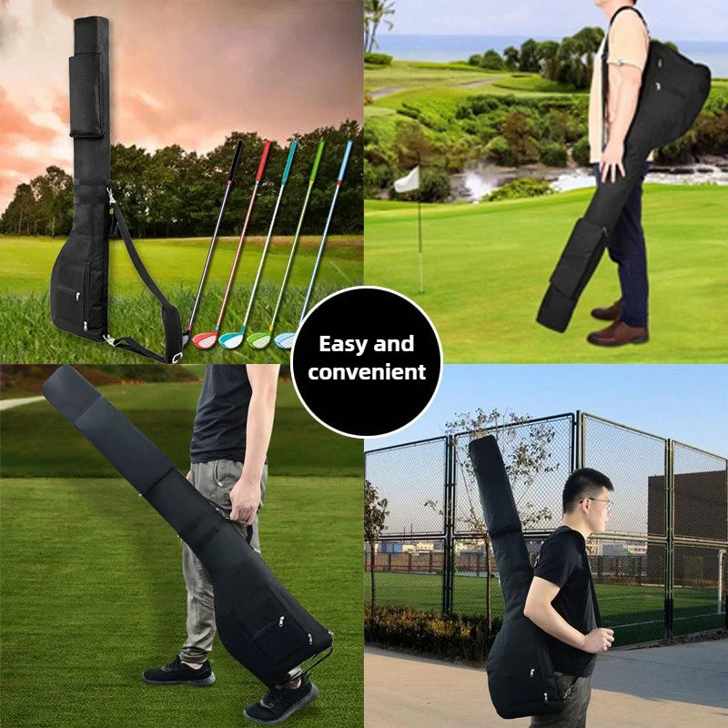 Golf Sonntagstasche Golfschlägertasche Mini-Golftasche Trainings-Übungs-Golftasche Reiseetui faltbar