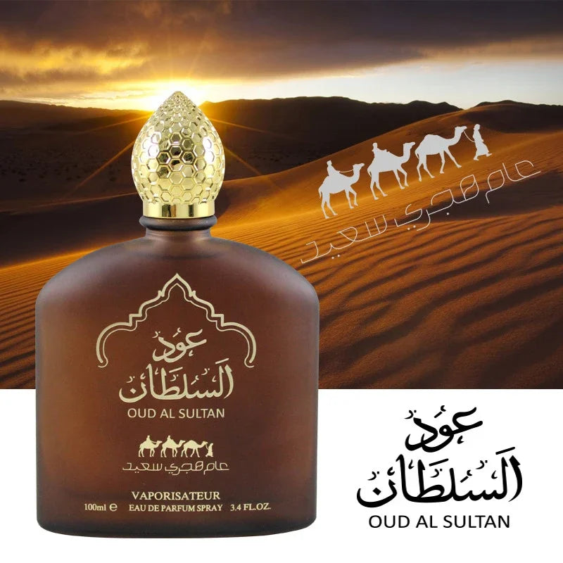 Arabisches Dubai blumig-fruchtiges Parfüm, Zitrus-/Holziger Damenduft, Glamour Herren frisches Eau De Toilette, Vetiver/Zitrone/Lavendel Duft