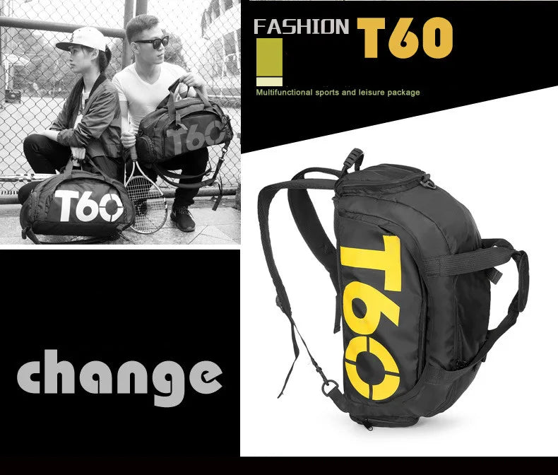 Sporttasche Wasserdichte Fitnesstasche Sport Herren Damen Tasche Outdoor Fitness Tragbare Taschen Ultraleicht Yoga Sport Großer Reise-Rucksack