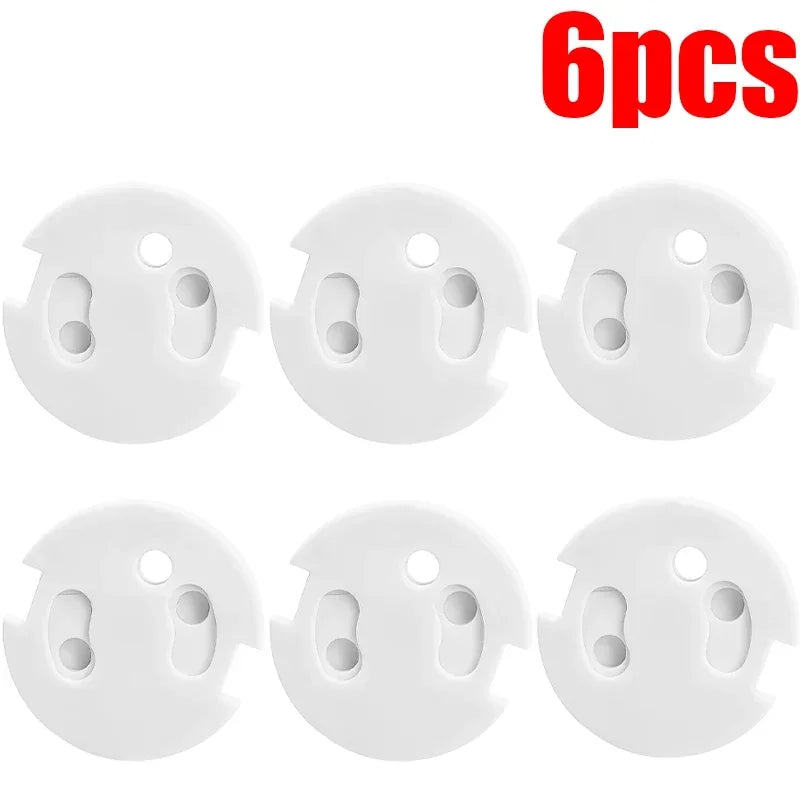 Weiße Schutzkappen für Steckdosen Babypflege Transparent Anti-Stromschlag Babystecker Steckdosenschutz