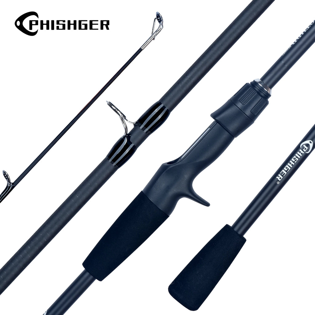 PHISHGER Spinnrute Baitcasting Reiserute Kohlenstoff Miniware Für Angelruten Wurfgewicht 5-30g M Fast Ultraleicht Köder Forellenrute