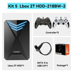Launchbox 2T Spiele-Festplatte für PS4/PS3/PS2/Wii/WiiU/GAMECUBE etc. mit über 4200 3D/PC-Spielen, tragbare Spielekonsole für Laptops