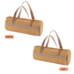 Camping-Werkzeug-Aufbewahrungstasche mit großer Kapazität, zylindrische Zeltpflocktasche, leichte Zeltherings-Bodennagelhaltertasche für Outdoor-Camping